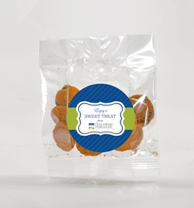 1 oz Cellophane Bag of Cookies or Snacks - Custom Logo Imprint