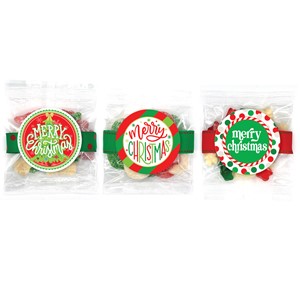 Christmas/ Holiday Candy Small Treat Bag Assortment #1 - Qty 24