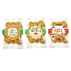 Small Fall Chocolate Chip Cookie Bag Asst #3 - 24 bags