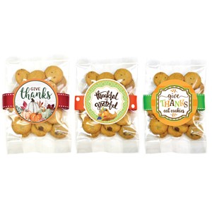 Small Fall Confetti Cupcake Cookie Bag Asst #3 - 24 bags