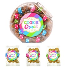 Chocolate Chip Cookie Crack Label Grab-A-Bag Display Jar